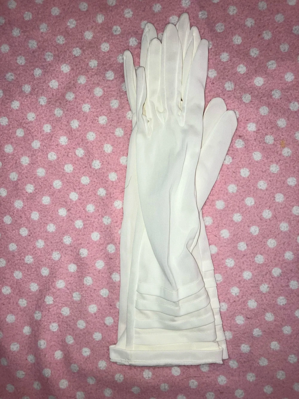 Vintage Nylon Gloves M - 7